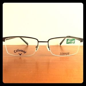 Callaway Men’s Extreme 2 Olive Semi-Rimless Eyeglass Frames
